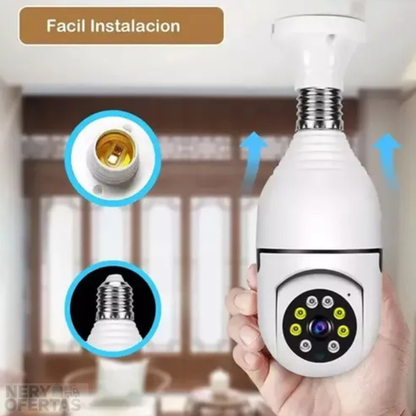 Cámara, foco, wifi 360