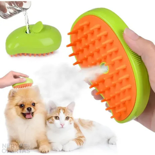 Cepillo para mascota de vapor