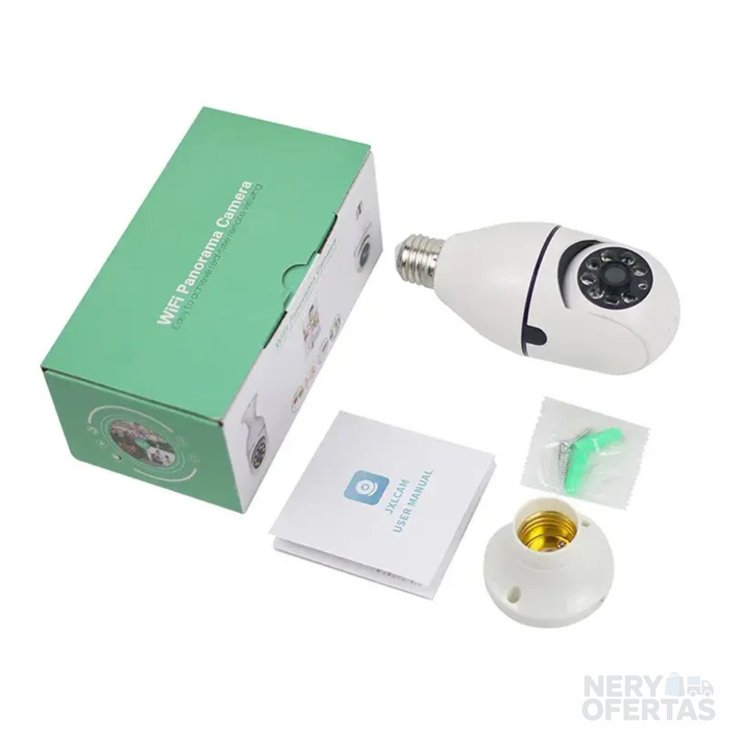 Cámara, foco, wifi 360