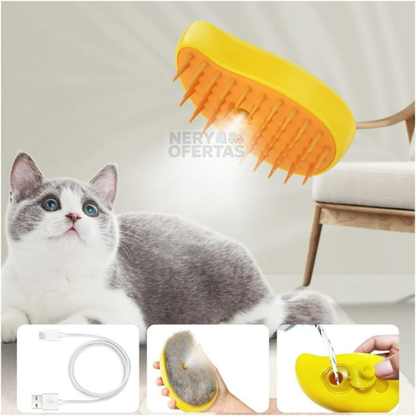 Cepillo para mascota de vapor