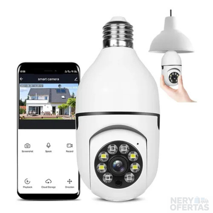 Cámara, foco, wifi 360