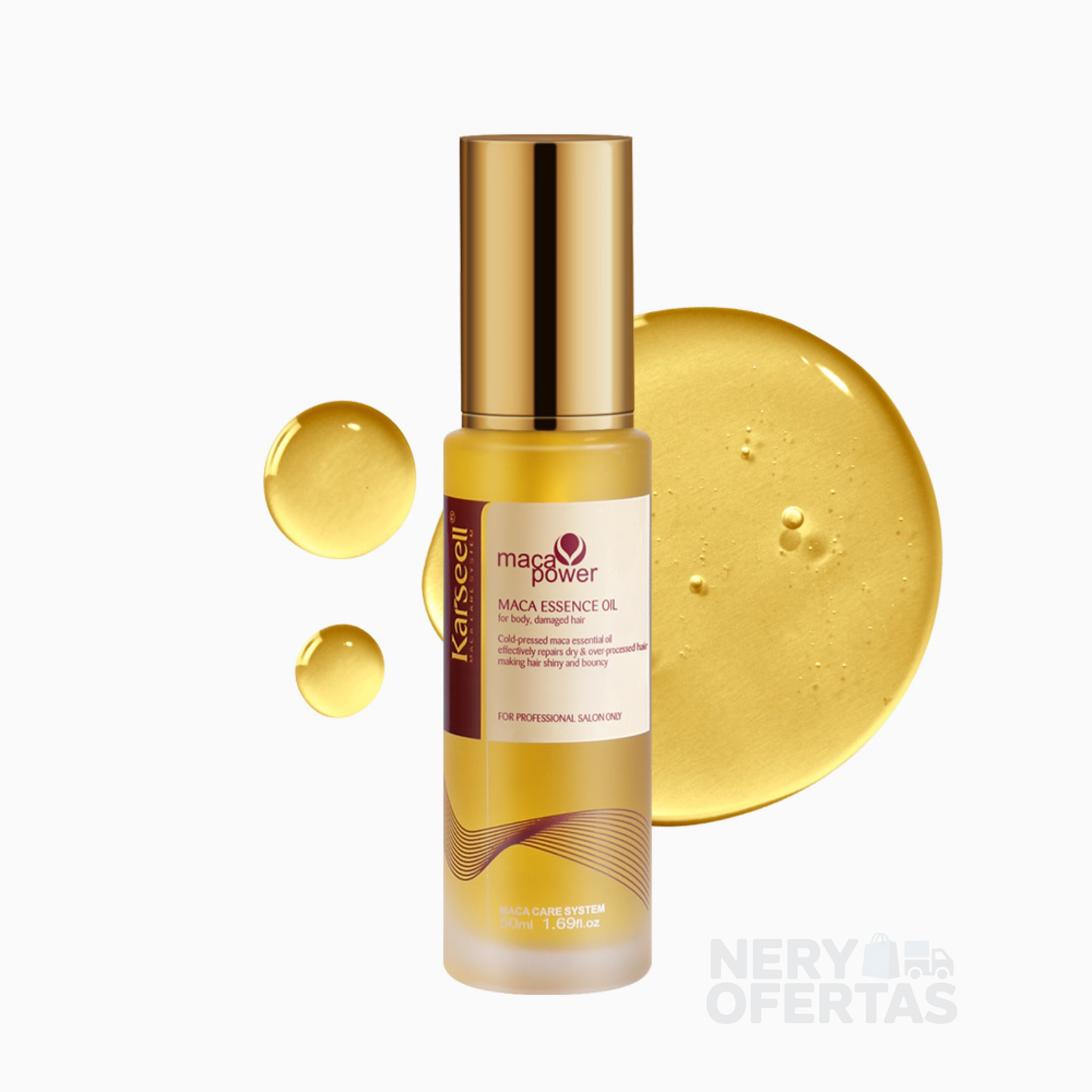 Máscara de Tratamiento Capilar de Colágeno  Karseell (Mascarilla+Aceite Hidratante)